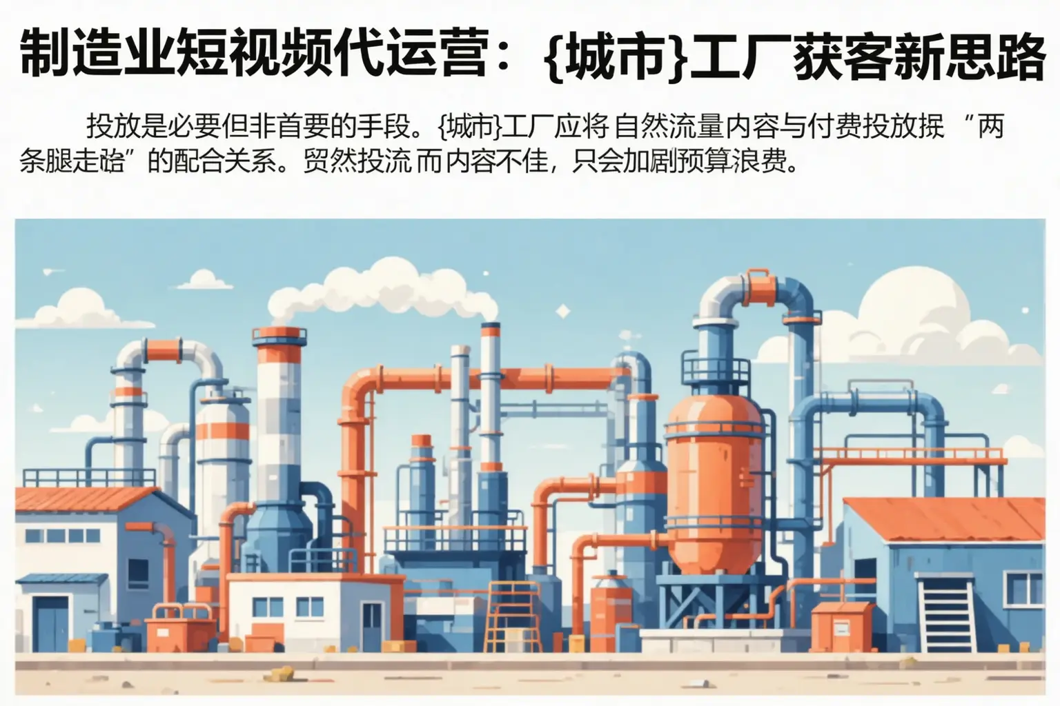 制造业短视频代运营:宁洱工厂获客新思路